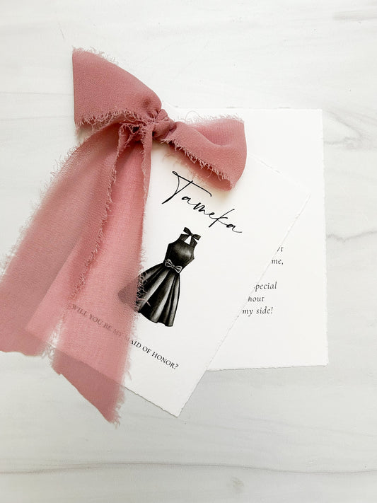 Will You Be My Bridesmaid Card Set (Personalized)