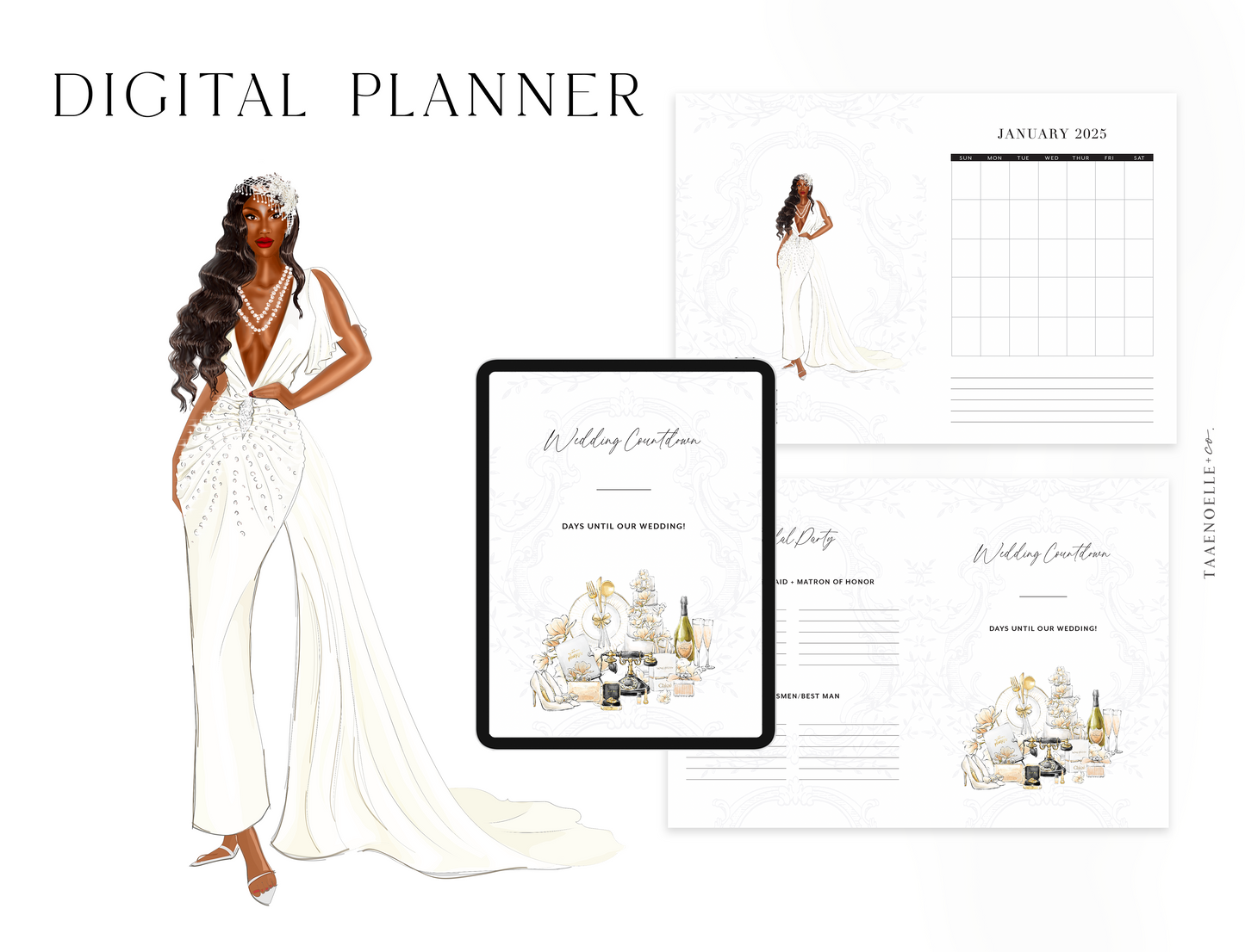 Simpli-Planned Digital Wedding Planner for the Modern Bride